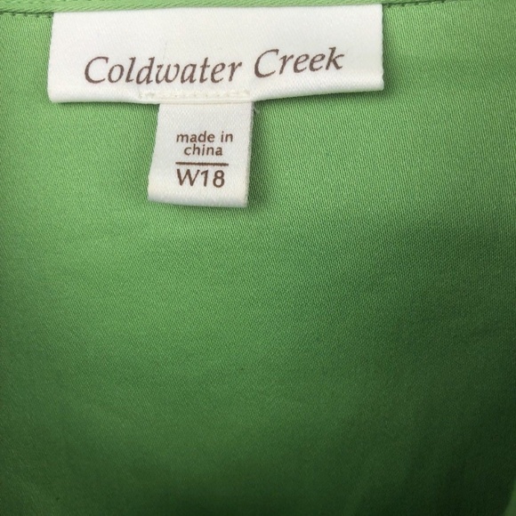 Coldwater Creek Women's Green shrug jacket W18 - Picture 2 of 2